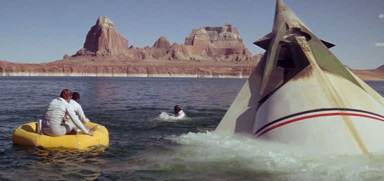 El lago Powell, en El Planeta de los Simios