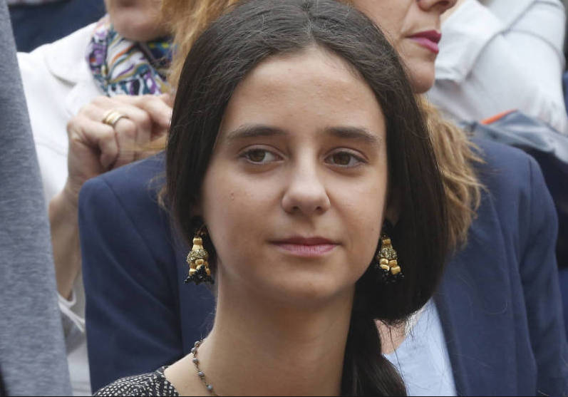 Victoria Federica, durante su asistencia a la feria de San Isidro (GTres).