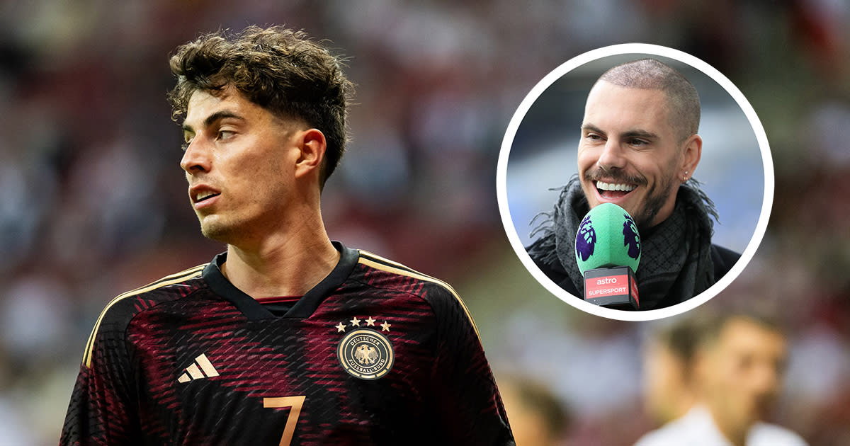  Arsenal target Kai Havertz of Germany looks on during the international friendly match between Poland and Germany at Stadion Narodowy on June 16, 2023 in Warsaw, Poland. 