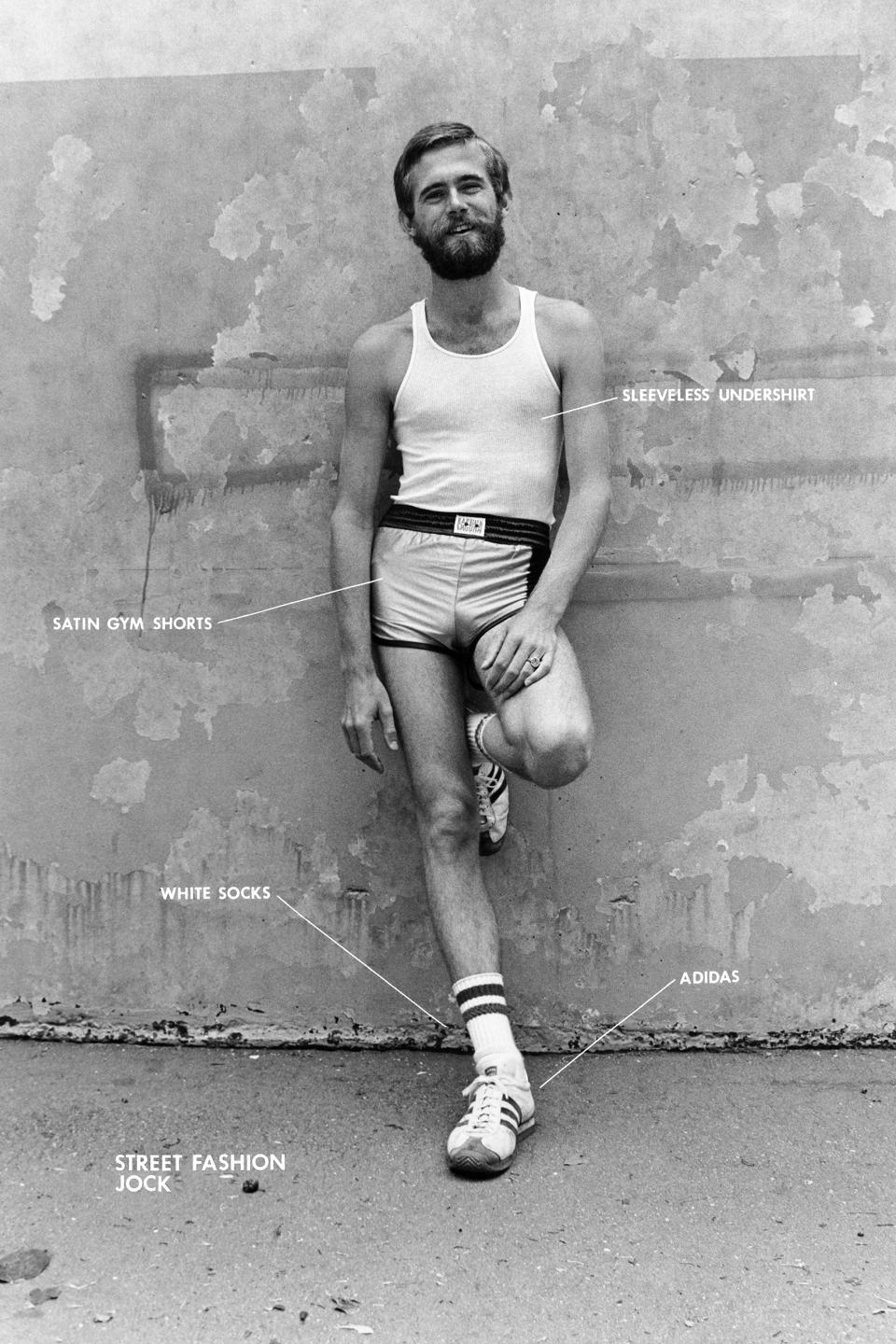 Image: Street Fashion Jock from the series Gay Semiotics (Hal Fischer)