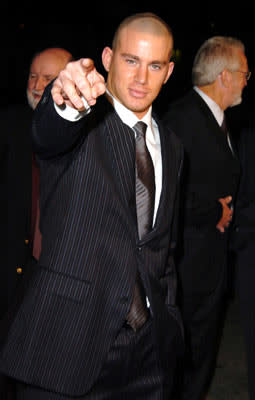 Channing Tatum at the Hollywood premiere of Paramount Pictures' Coach Carter