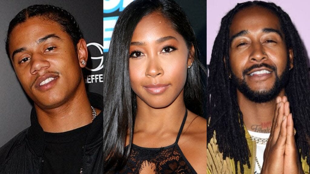 Lil Fizz, Apryl Jones and Omarion (Getty Images)