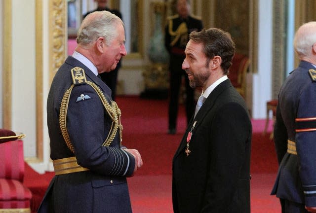 Southgate was awarded an OBE in the 2019 New Year Honours list for services to football