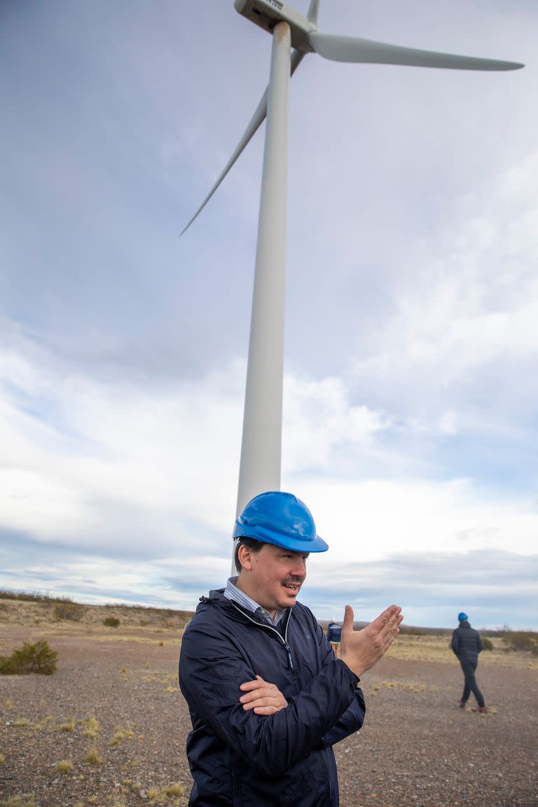 La visita del subsecretario Federico Basualdo al parque Eólico Rawson, de la empresa Genneia, en la provincia del Chubut