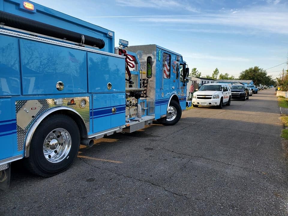 The Bayou Blue Fire Department was called out around 6:27 a.m. to a blaze in the 200 block of Louise Lane.