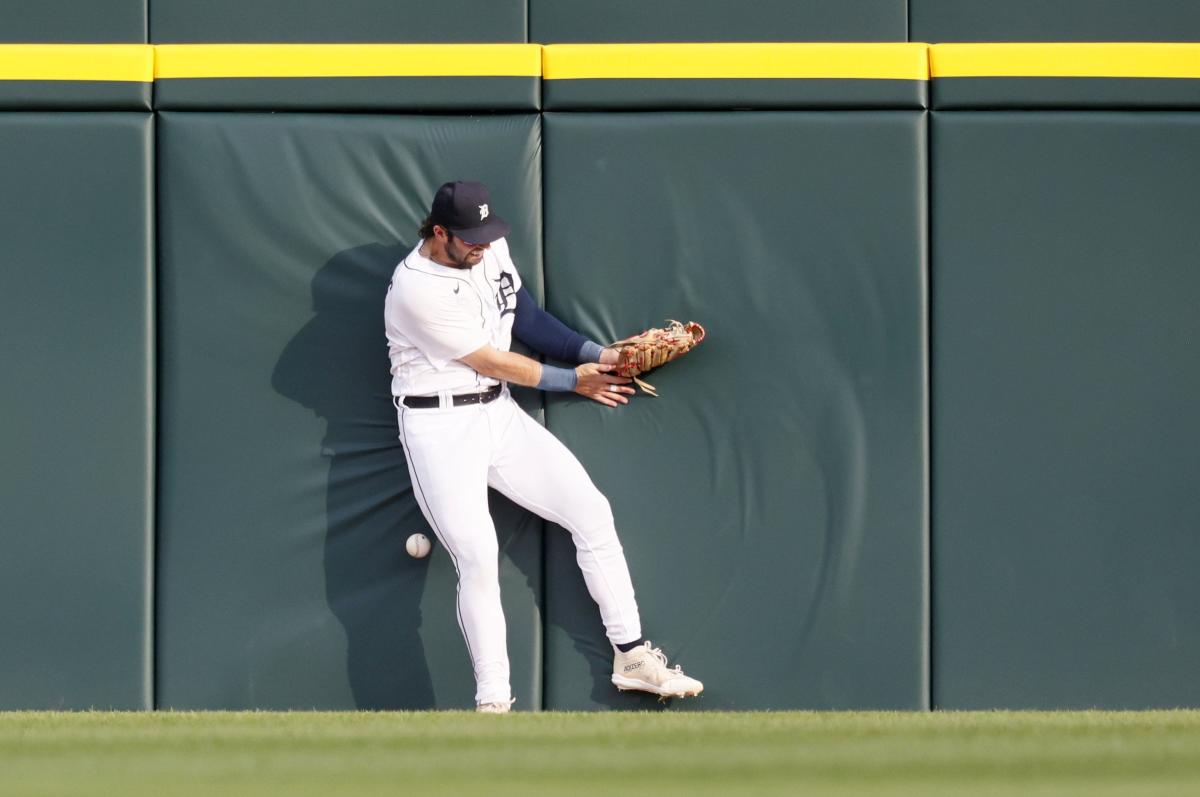 Detroit Tigers first-round pick Max Clark tours Comerica Park