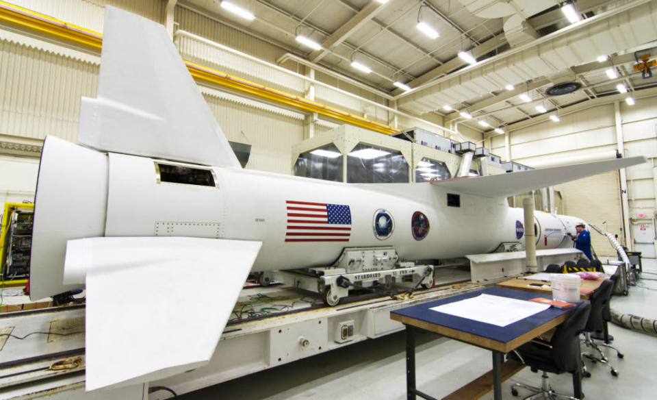 Pegasus ICON inside Bldg 1555 VAFB