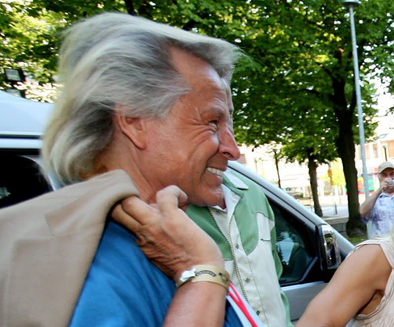 Finnish-born fashion designer Peter Nygard is seen at the Raumanmeri midsummer festival in Rauma, Finland