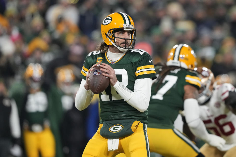 Aaron Rodgers with the Packers.