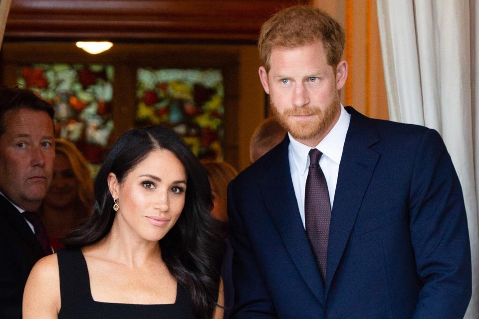 Prince Harry, Duke of Sussex and Meghan, Duchess of Sussex attend a Summer Party at the British Ambassador's residence at Glencairn House during their visit to Ireland on July 10, 2018 in Dublin, Ireland.