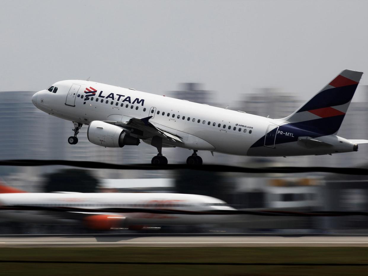 A Latam Airlines A319 takes off from Congonhas airport in Sao Paulo, Brazil: Reuters