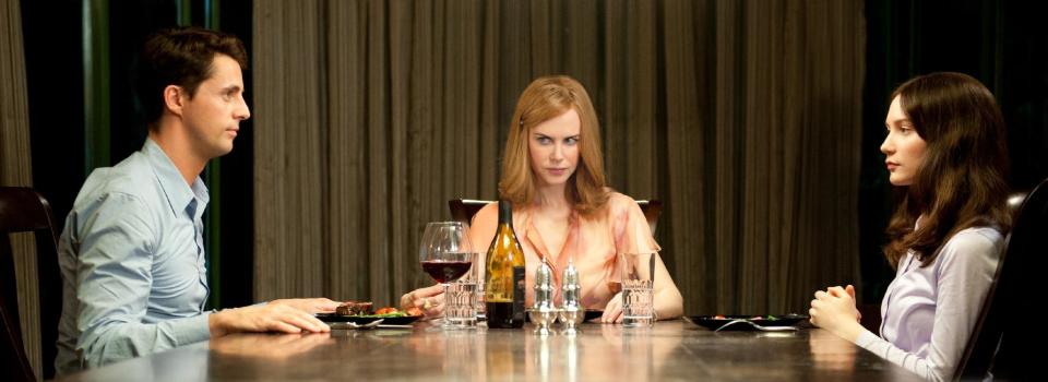 This film image released by Fox Searchlight Pictures shows Matthew Goode, left, Nicole Kidman and Mia Wasikowska, right, in a scene from "Stoker." (AP Photo/Fox Searchlight Pictures)