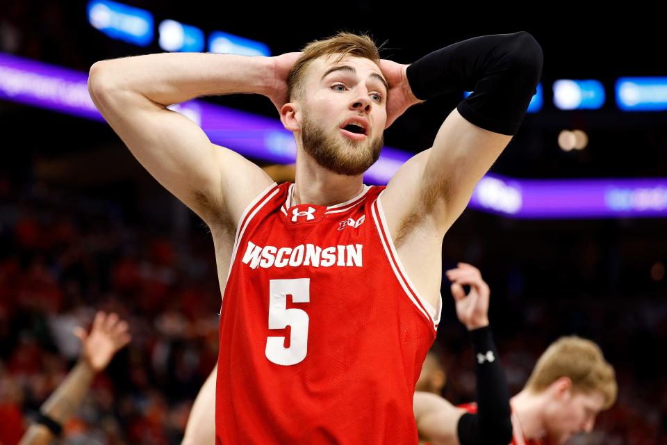 Will Tyler Wahl and the Wisconsin Badgers avoid being the latest 5 seed to lose to a 12 in the NCAA Tournament?