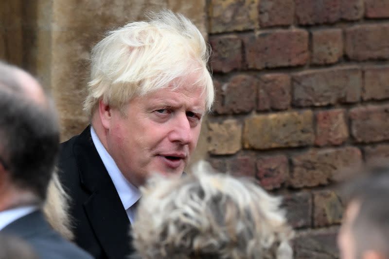 FOTO DE ARCHIVO: El ex primer ministro británico Boris Johnson, en Londres