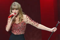 <b>Slight Surprise:</b> Taylor Swift’s “We Are Never Ever Getting Back Together” was nominated for Record of the Year and Song of the Year. Swift was nominated in both categories three years ago with “You Belong With Me.” Swift (who co-hosted the nominations TV show with LL Cool J) probably cares more about receiving a nomination next year for the album, which was released too late for consideration this year. (Jason Aldean’s <i>Night Train</i> was also released too late for consideration this year.)