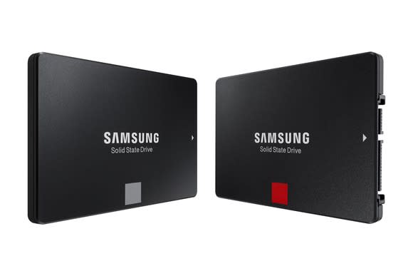 Samsung solid state drives based on its NAND flash.