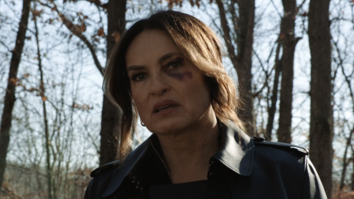  Mariska Hargitay as Olivia Benson in Law & Order: SVU Season 24. 