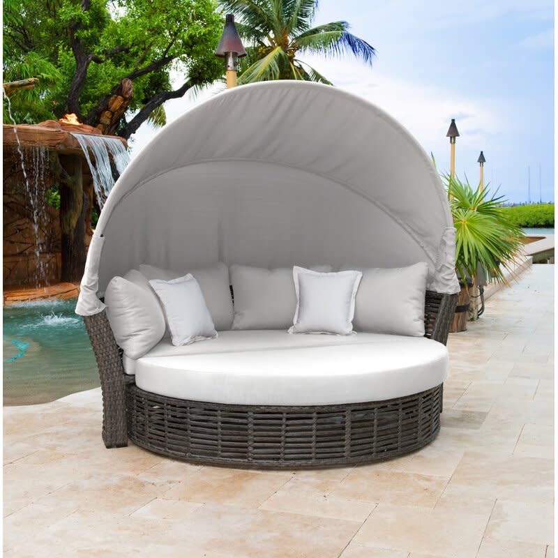 <p><a href="https://go.redirectingat.com?id=74968X1596630&url=https%3A%2F%2Fwww.wayfair.com%2F--%2Fpdp%2Fpanama-jack-outdoor--westerman-73-wide-outdoor-patio-daybed-with-cushions-pjo1601grycd-l118-pjhr2075.html&sref=https%3A%2F%2Fwww.popularmechanics.com%2Fhome%2Fg60844875%2Fbest-outdoor-daybeds%2F" rel="nofollow noopener" target="_blank" data-ylk="slk:Shop Now;elm:context_link;itc:0;sec:content-canvas" class="link ">Shop Now</a></p><p>Wicker Outdoor Patio Bed</p><p>wayfair.com</p><p>$2204.01</p>