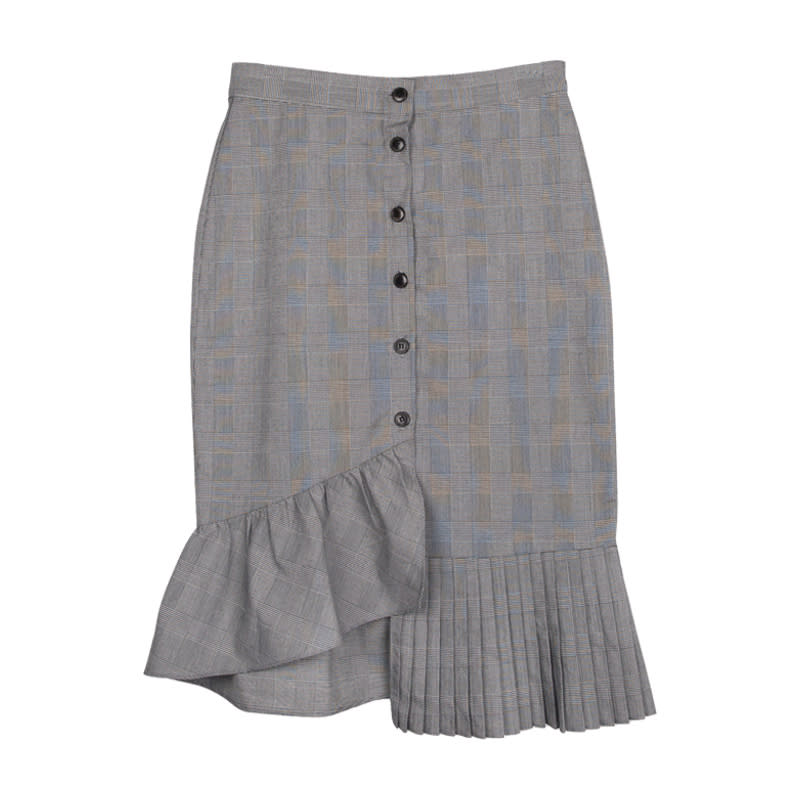<a rel="nofollow noopener" href="http://www.oakandfort.com/womens/new-arrivals/all-new-arrivals/skirt-h096.html" target="_blank" data-ylk="slk:Skirt H096, Oak + Fort, $118;elm:context_link;itc:0;sec:content-canvas" class="link ">Skirt H096, Oak + Fort, $118</a><p> <strong>Related Articles</strong> <ul> <li><a rel="nofollow noopener" href="http://thezoereport.com/fashion/style-tips/box-of-style-ways-to-wear-cape-trend/?utm_source=yahoo&utm_medium=syndication" target="_blank" data-ylk="slk:The Key Styling Piece Your Wardrobe Needs;elm:context_link;itc:0;sec:content-canvas" class="link ">The Key Styling Piece Your Wardrobe Needs</a></li><li><a rel="nofollow noopener" href="http://thezoereport.com/beauty/celebrity-beauty/remove-waterproof-mascara/?utm_source=yahoo&utm_medium=syndication" target="_blank" data-ylk="slk:This Celebrity Makeup Artist Has A Genius Trick For Removing Waterproof Mascara;elm:context_link;itc:0;sec:content-canvas" class="link ">This Celebrity Makeup Artist Has A Genius Trick For Removing Waterproof Mascara</a></li><li><a rel="nofollow noopener" href="http://thezoereport.com/living/wellness/reese-witherspoons-trainer-ashley-borden-health-tips/?utm_source=yahoo&utm_medium=syndication" target="_blank" data-ylk="slk:The One Food You Should Never Eat, According To Reese Witherspoon's Trainer;elm:context_link;itc:0;sec:content-canvas" class="link ">The One Food You Should Never Eat, According To Reese Witherspoon's Trainer</a></li> </ul> </p>
