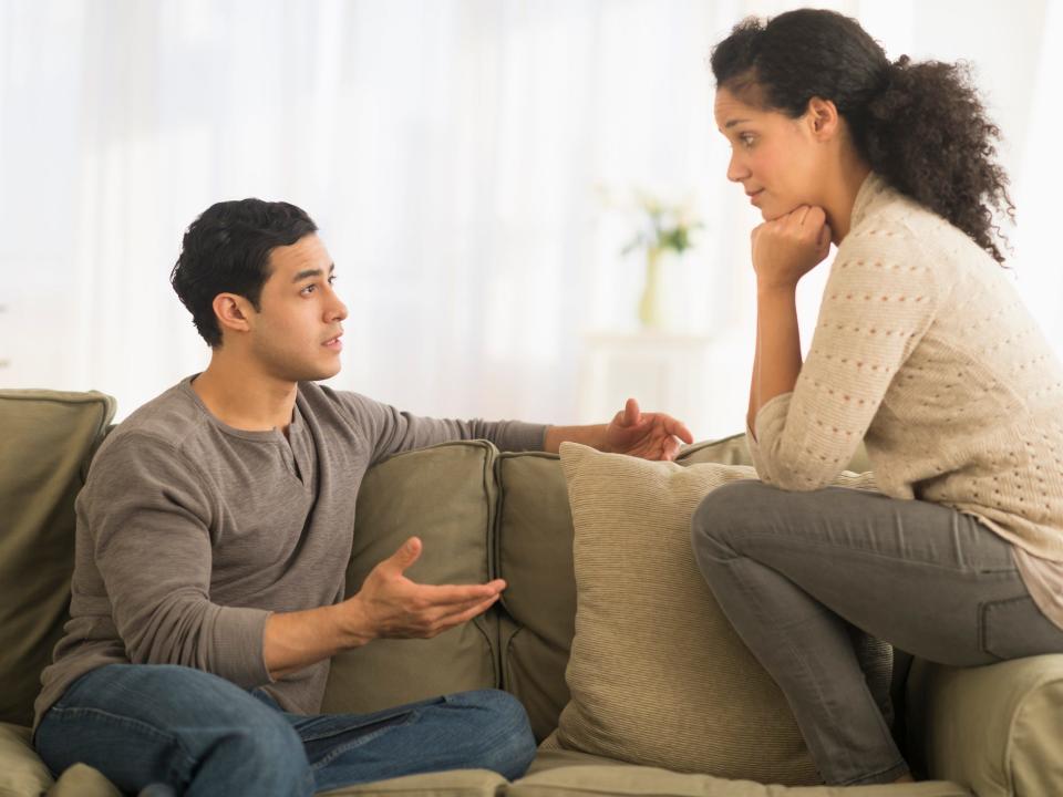 couple listening