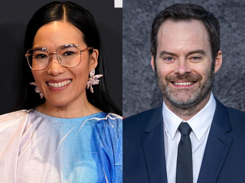 Left: Ali Wong in March 2023. Right: Bill Hader in April 2023.