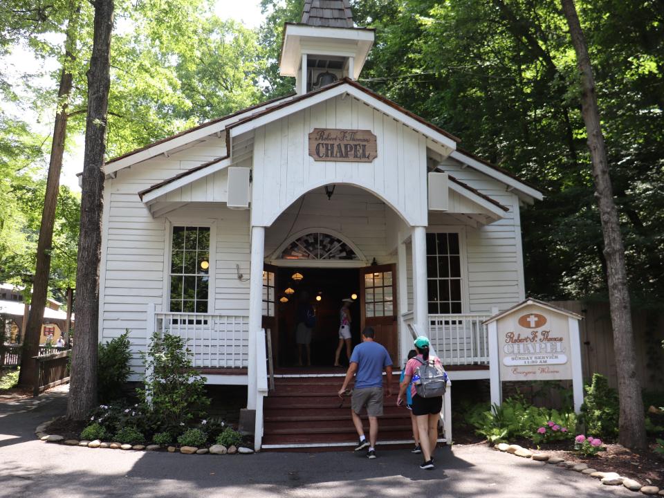 A chapel at Dollywood