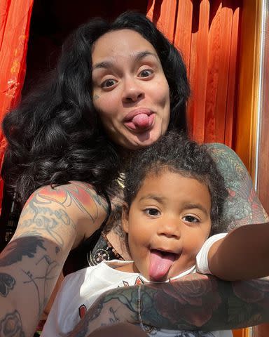 <p>Kehlani Instagram</p> Kehlani and her daughter Adeya Nomi.