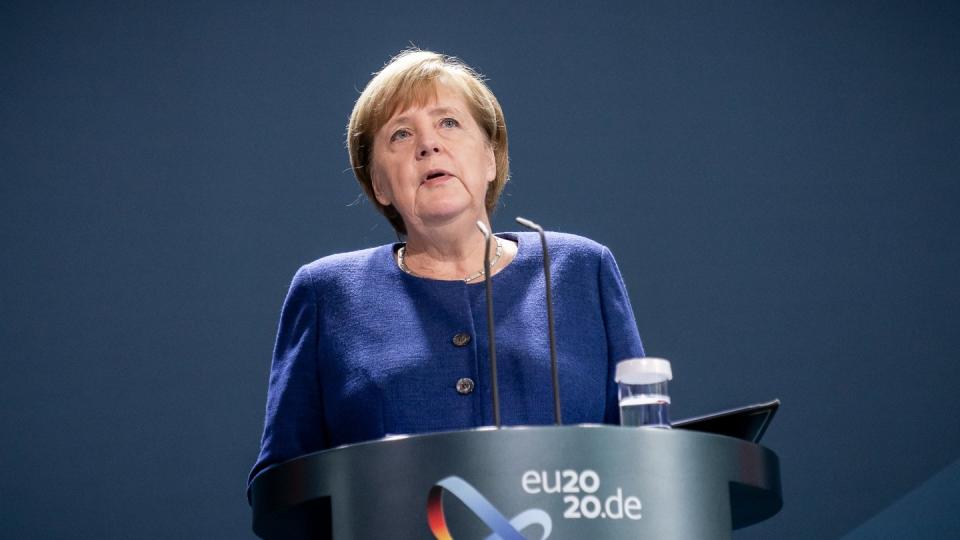 Bundeskanzlerin Angela Merkel: «Amerika (...) erwartet von uns - und zurecht - stärkere eigene Anstrengungen.»