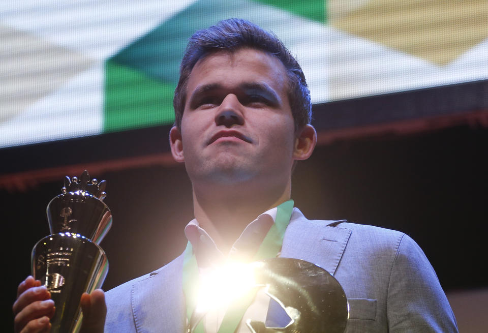 World chess champion Magnus Carlsen said cheating was 'tempting' for younger players. (Reuters)