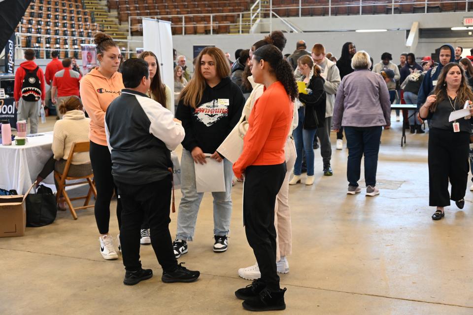 More than 500 students from all local school districts were able to learn about local companies and opportunities and talk to employers directly at the Careers Made in Marion Expo.