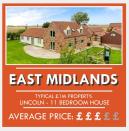 <p>You will get a breathtaking 11-bedroom house for £1m in the East Midlands. Properties in this area tend to be large detached homes set away from city areas.</p><p>Average property price: £192,757</p>