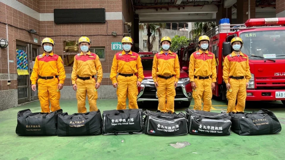 台北市搜救隊已整備出援。