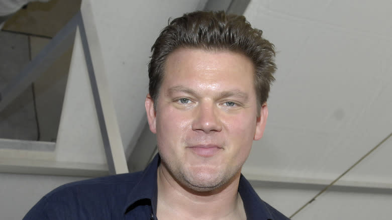 Tyler Florence in blue