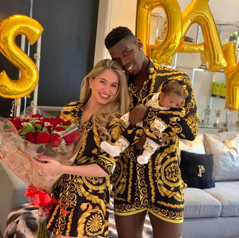 Paul Pogba et Maria Salaues