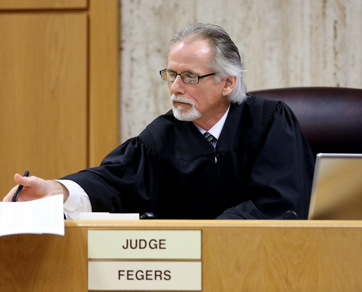 County Judge Robert Fegers will retire March 15.