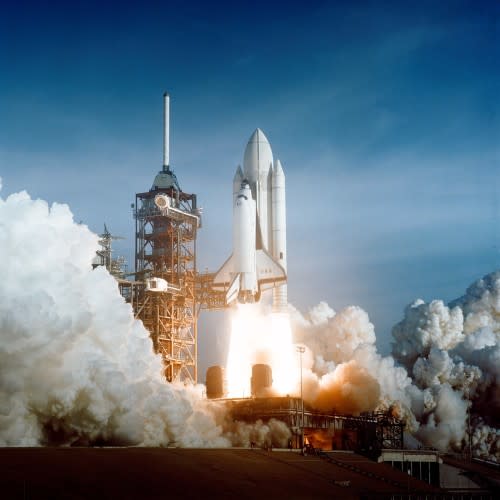 Space Shuttle Columbia launching