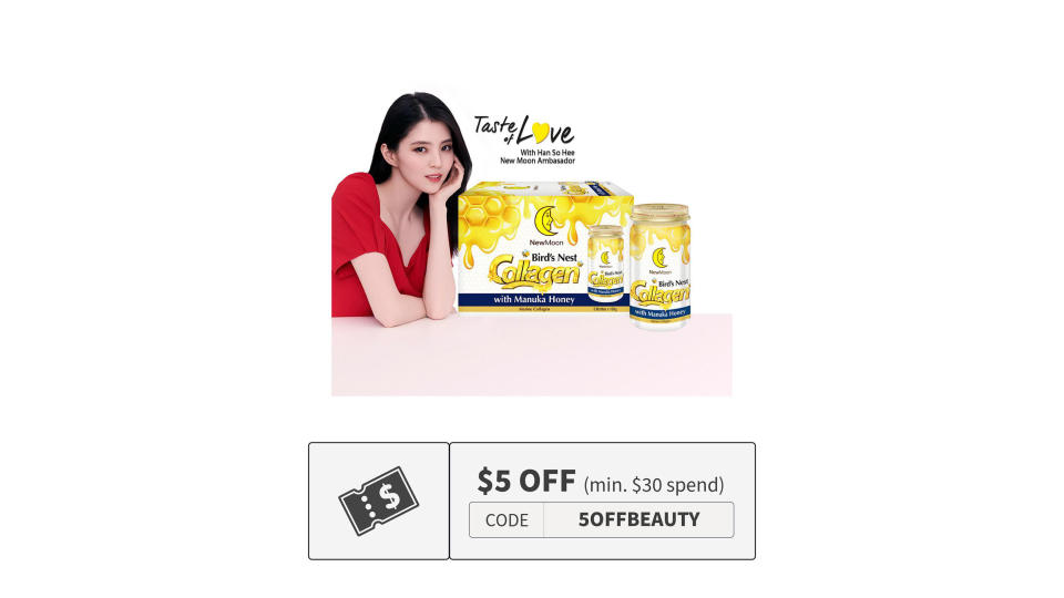 New Moon Bird Nest Collagen With Manuka Honey. (Photo: Lazada SG)