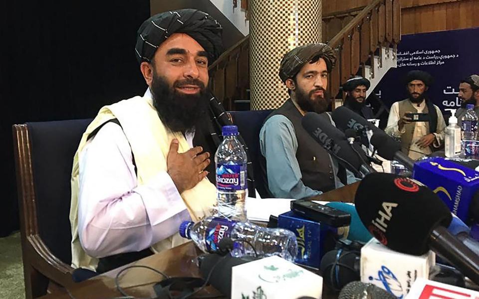 Taliban spokesperson Zabihullah Mujahid - HOSHANG HASHIMI/AFP via Getty Images