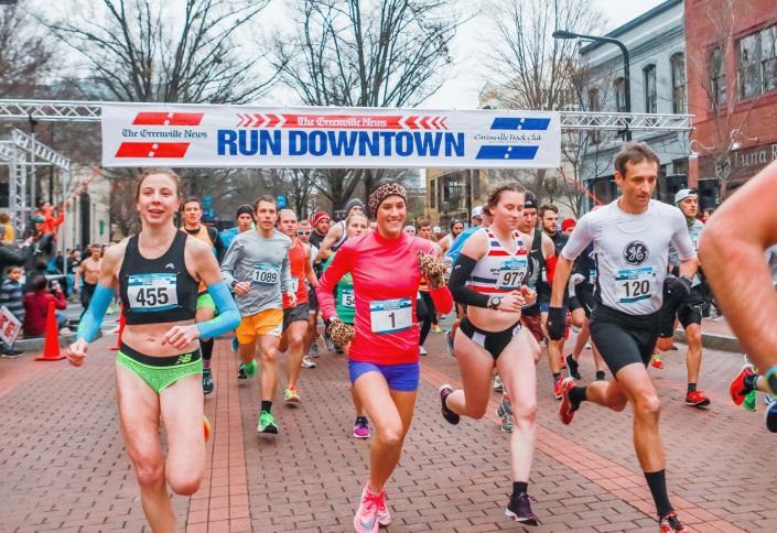 The 42nd annual Greenville News Run Downtown consisted of a 5k course that started on South Main Street, wrapped back toward North Main Street and ended with a finish line in front of The Greenville News building. 