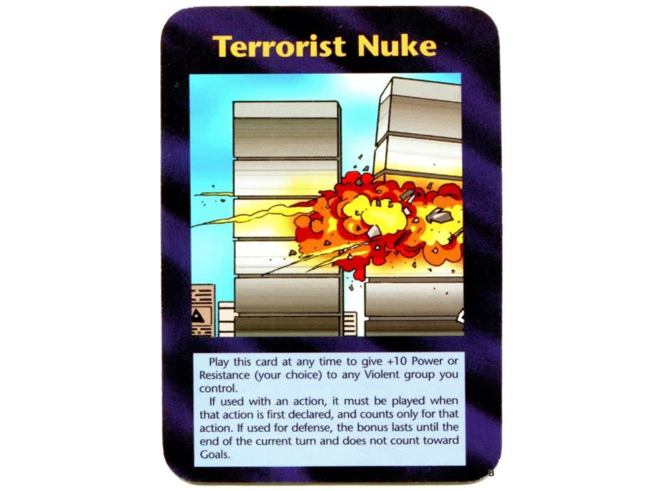 The ‘Terrorist Nuke’ card from Illuminati: New World Order (Amazon)