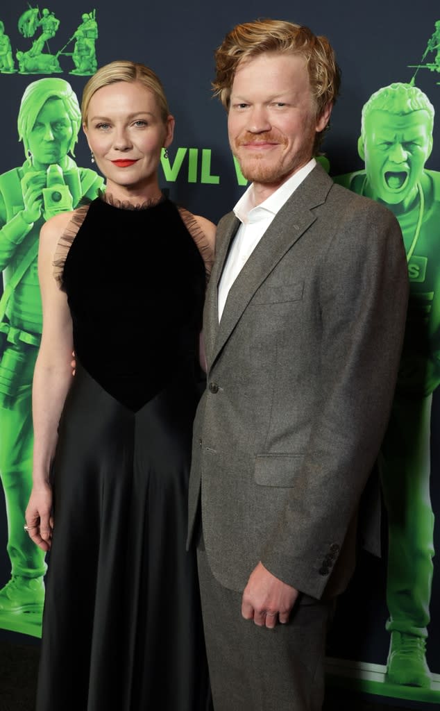 Kirsten Dunst, Jesse Plemons, Civil War premiere, 2024