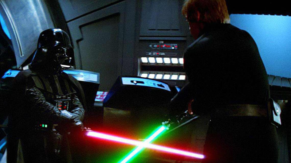 7. Luke Skywalker vs. Darth Vader - Star Wars: Episode VI - Return of the Jedi