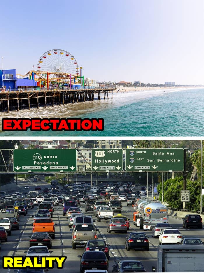 <div><p>"I live in LA and every time someone comes out to visit, they want to go to Hollywood to see the touristy stuff. <b>I don't mind indulging them, but as a huge fan of movies and old Hollywood, etc., the real thing is insanely disappointing.</b>"</p><p>—<a href="https://www.reddit.com/user/WickedHello/" rel="nofollow noopener" target="_blank" data-ylk="slk:WickedHello;elm:context_link;itc:0;sec:content-canvas" class="link "><u>WickedHello</u></a></p><p>"LA in general is disappointing. <b>It's a great city in the sense of the variety of things to do, the diverse communities, and restaurants, but the infrastructure's trash.</b> I specifically remember some Korean tourists in Hollywood and them commenting that the whole of LA looks like Seoul from the '80s. This was in the 2010s."</p><p>—<a href="https://www.reddit.com/user/velders01/" rel="nofollow noopener" target="_blank" data-ylk="slk:velders01;elm:context_link;itc:0;sec:content-canvas" class="link ">velders01</a></p></div><span> Getty Images</span>