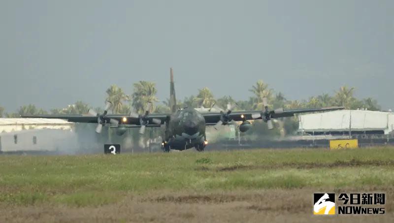 ▲空軍C-130H運輸機。（圖／記者呂炯昌攝，2024.01.30）