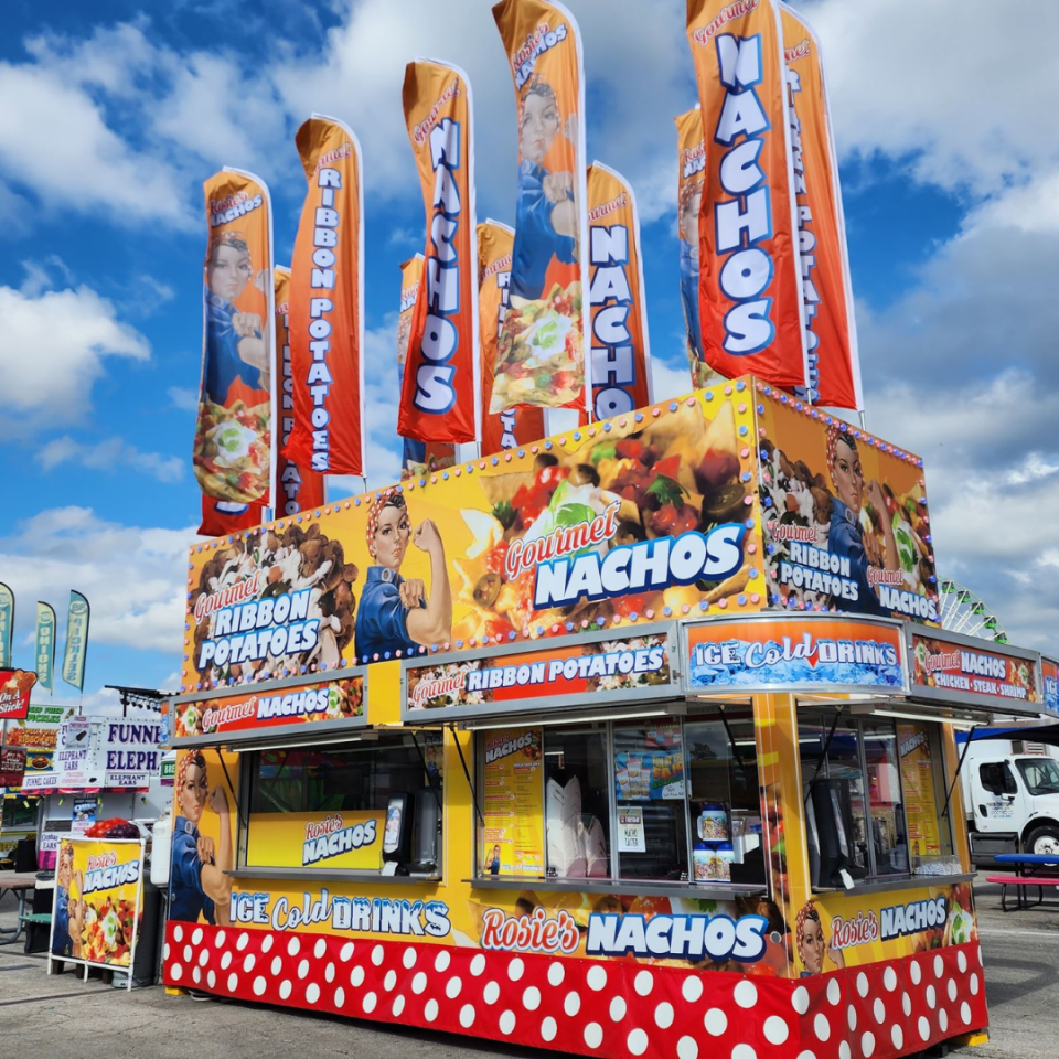 Rosie's Nachos, new to the South Florida Fair last year and recently featured on "Carnival Eats," will be serving their latest culinary creation for 2024: Banana Cream Pie Nachos.