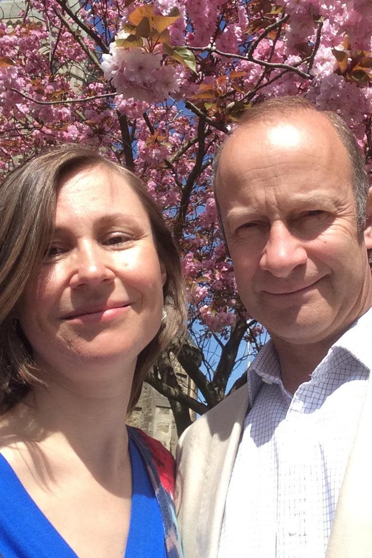 Separated: Henry Bolton with his ex-wife Tatiana Smurova-Bolton (PA)