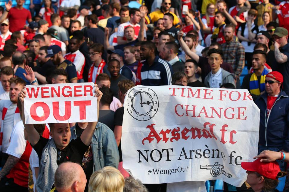 Going Global | The 'Wenger Out' protests have spread across the world: Alex Livesey/Getty Images