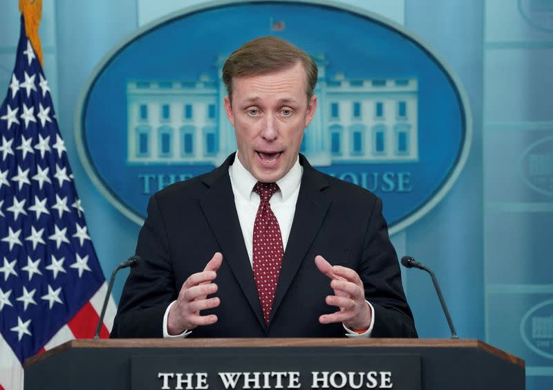 FILE PHOTO: Press briefing at the White House in Washington