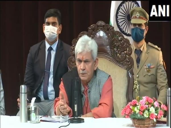 Jammu and Kashmir Lieutenant Governor Manoj Sinha.