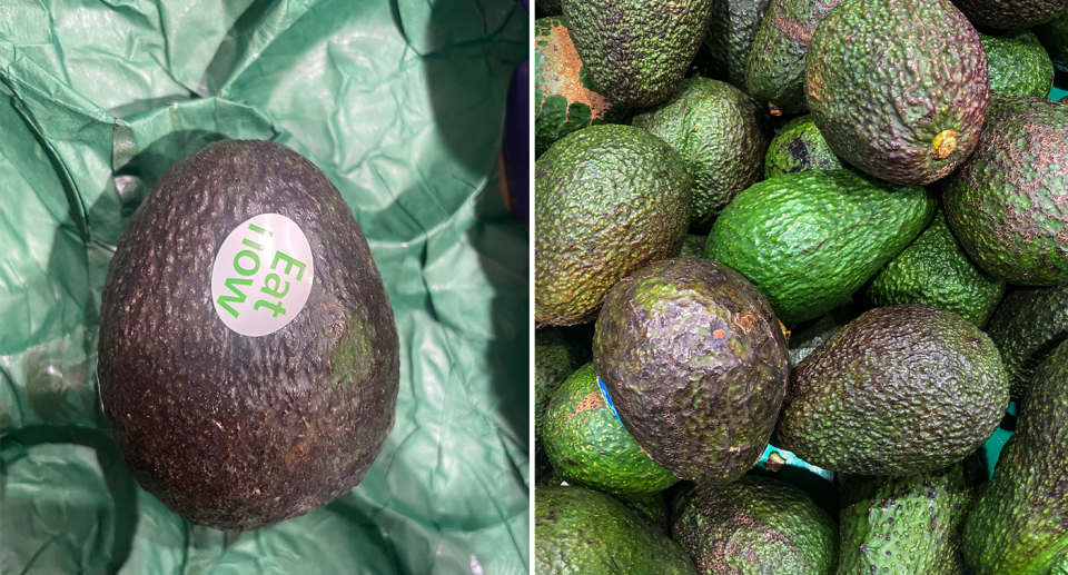 Woolworths' new plastic fruit stickers have been unveiled in Australia just days before New Zealand will ban them. Source: Woolworths/Getty